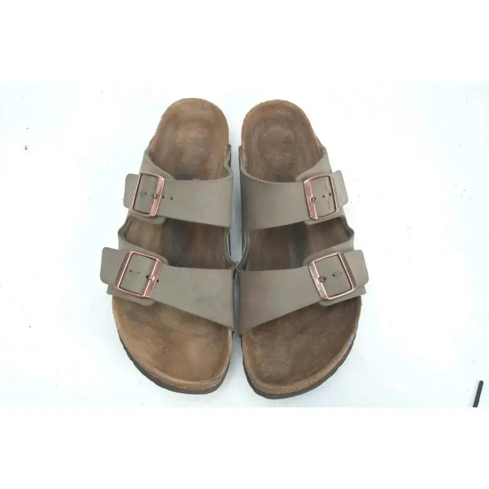 Birkenstock Arizona Birkibuc Mens Shoes Sandals Slip On Sz 43 / 10 Narrow